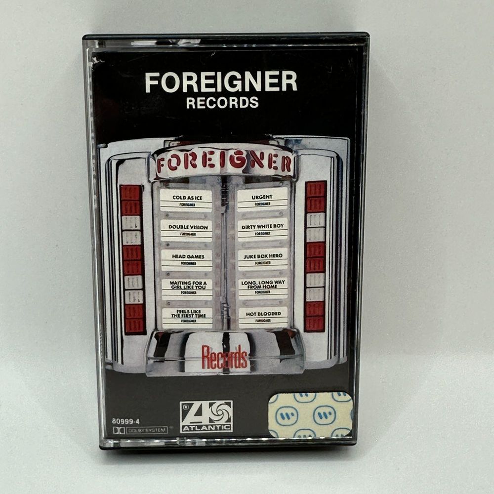 Foreigner Records Foreigner Atlantic Music Cassette Tape Format